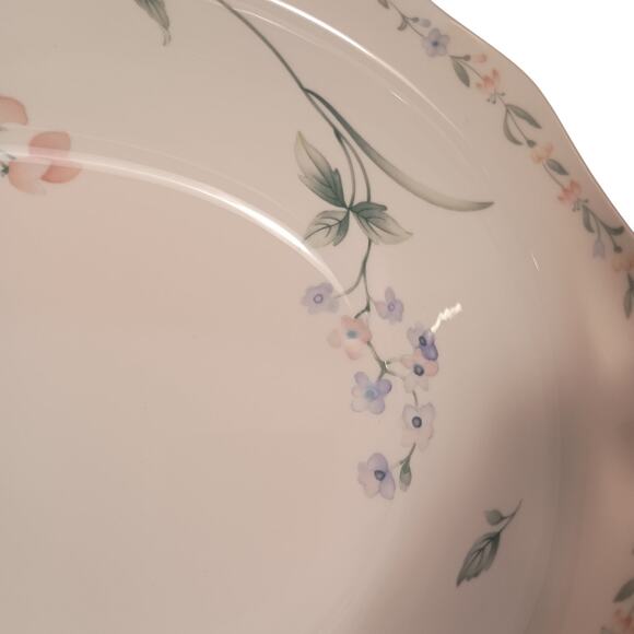 Noritake Gala Cuisine AMERICAN FLOWERS pattern Vegetable Serving Bowl Japan - Picture 3 of 5